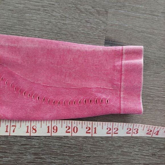 Mono B. High Waist Perforated Pink Leggings S - Picture 9 of 9